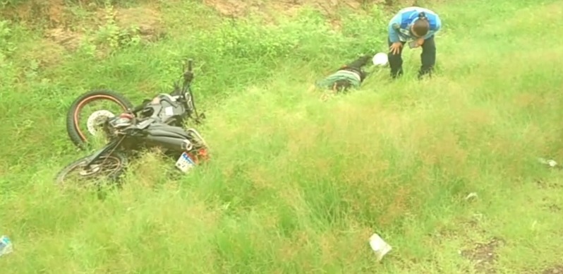 MOTICICLISTA PIERDE LA VIDA EN ACCIDENTE TRANSITO EN LA SALIDA A GUASAULE
