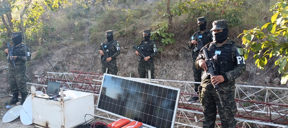 PM desmantela antena que redireccionaba internet al Centro Penal de Tamara